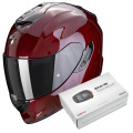 Pack Exo 1400 Air Carbon Air Red + Kit Bluetooth SMH5