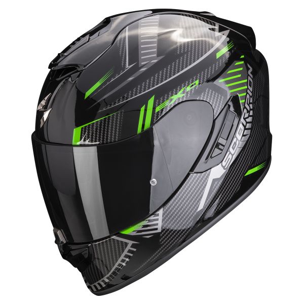 Full Face Scorpion Exo 1400 Evo Air Shell Black Green