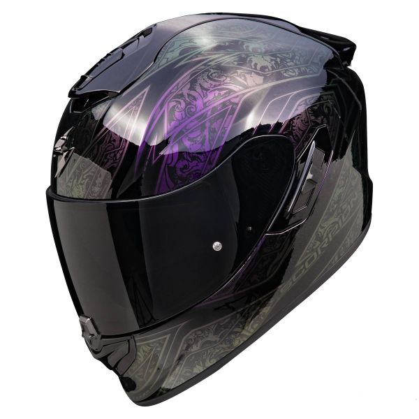 Scorpion Exo 1400 Evo II Air Fantasy Black Cameleon + Kit Bluetooth Lokui K30