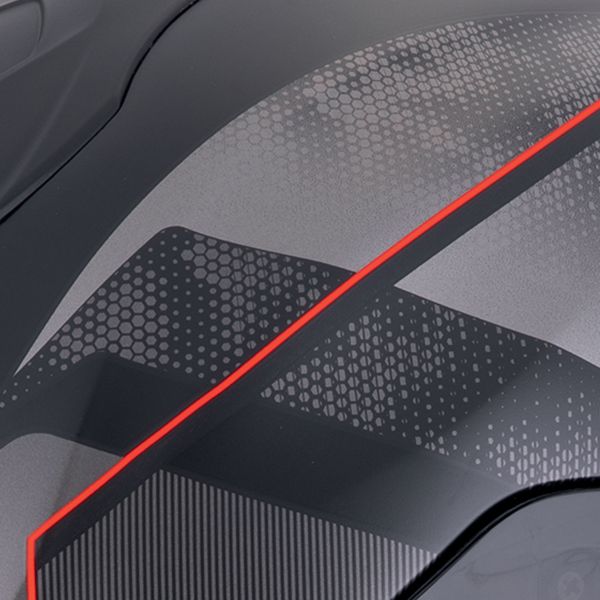 Scorpion Exo 1400 Evo II Air Intensio Matt Black Red + Kit bluetooth 5R Lite