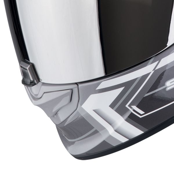 Scorpion Exo 1400 Evo II Air Linart Grey White + Kit Bluetooth Lokui K30