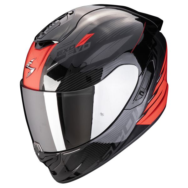Full Face Scorpion Exo 1400 Evo II Air Luma Black Red Full Face Scorpion Exo 1400 Evo II Air Luma Black Red