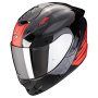 Casque Full Face Scorpion Exo 1400 Evo II Air Luma Black Red