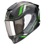 Casque Full Face Scorpion Exo 1400 Evo II Carbon Air Mirage Black Green