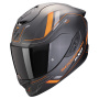 Casque Full Face Scorpion Exo 1400 Evo II Carbon Air Mirage Matt Black Orange
