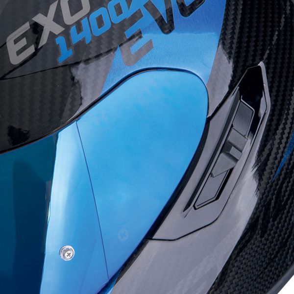 Scorpion Exo 1400 Evo II Carbon Air Platted Black Blue