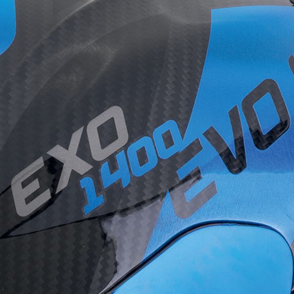 Scorpion Exo 1400 Evo II Carbon Air Platted Black Blue