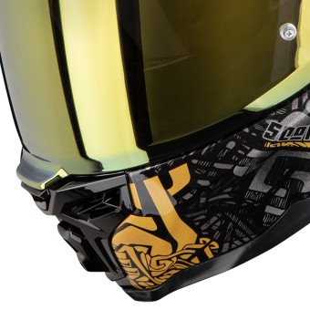 Scorpion Exo 1500 Air Apus Black Grey Gold