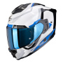 Casque Full Face Scorpion Exo 1500 Air Arena White Blue