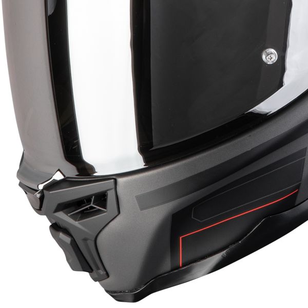 Scorpion Exo 1500 Air Dual Matt Silver Black Red