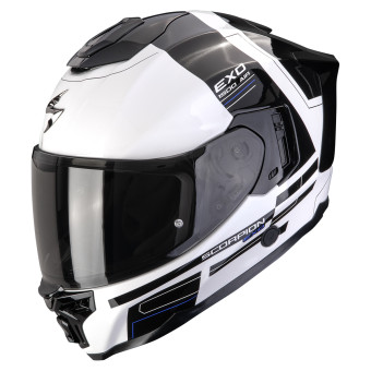 Full Face Scorpion Exo 1500 Air Dual White Black Blue
