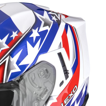 Scorpion Exo 1500 Air Etoile White Blue Red