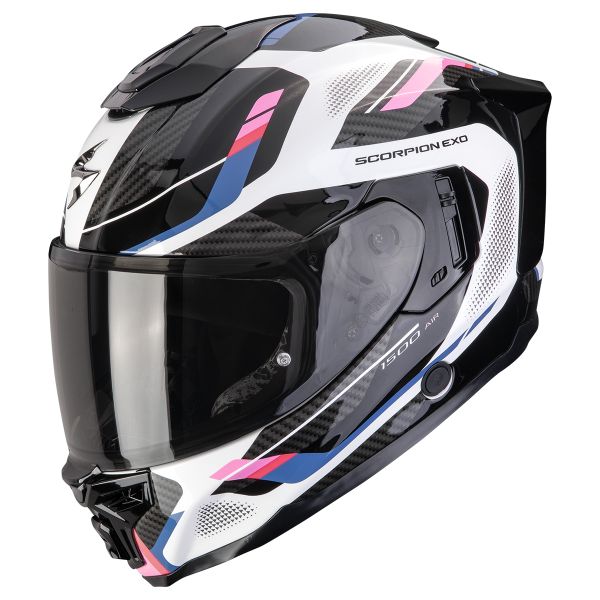 Full Face Scorpion Exo 1500 Air Sleek White Black Pink Full Face Scorpion Exo 1500 Air Sleek White Black Pink
