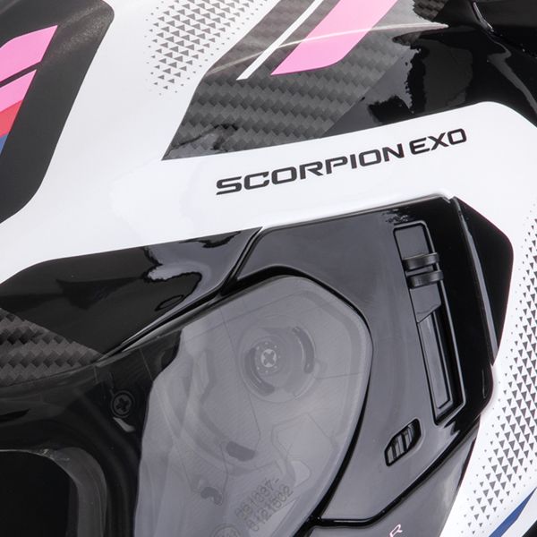 Scorpion Exo 1500 Air Sleek White Black Pink