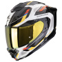 Casque Full Face Scorpion Exo 1500 Air Sleek White Blue Yellow