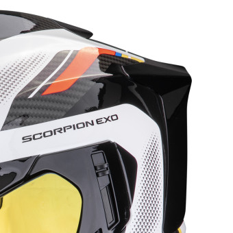 Scorpion Exo 1500 Air Sleek White Blue Yellow