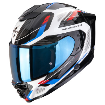 Full Face Scorpion Exo 1500 Air Sleek White Red Blue