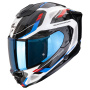 Casque Full Face Scorpion Exo 1500 Air Sleek White Red Blue