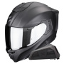 Casque Full Face Scorpion Exo 1500 Air Solid Matt Black + Kit bluetooth Exo-Com Link-1