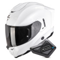 Pack Exo 1500 Air Solid Pearl White + Kit Bluetooth BT Mini