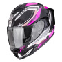 Casque Full Face Scorpion Exo 1500 Carbon Air Hydro Black White Pink