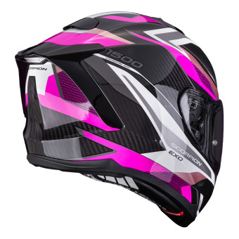 Scorpion Exo 1500 Carbon Air Hydro Black White Pink