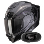 Casque Full Face Scorpion Exo 1500 Carbon Air Mundi Black Chameleon + Kit bluetooth 5R Lite Solo