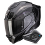 Casque Full Face Scorpion Exo 1500 Carbon Air Mundi Black Chameleon + Kit Bluetooth BT Mini