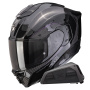 Casque Full Face Scorpion Exo 1500 Carbon Air Mundi Black Chameleon + Kit bluetooth Exo-Com Link-1