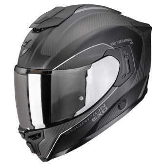Full Face Scorpion Exo 1500 Carbon Air Mundi Matt Black Silver