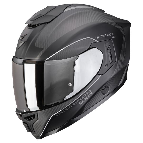 Full Face Scorpion Exo 1500 Carbon Air Mundi Matt Black Silver Full Face Scorpion Exo 1500 Carbon Air Mundi Matt Black Silver