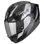 Casque Full Face Scorpion Exo 1500 Carbon Air Platted Black Silver