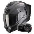 Pack Exo 1500 Carbon Air Solid Black + Kit Bluetooth 5S Solo