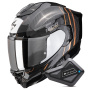 Casque Full Face Scorpion Exo 1500 Carbon Air Zity Black Copper + Kit Bluetooth BT Mini