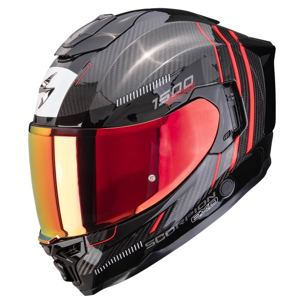 Full Face Scorpion Exo 1500 Carbon Air Zity Black Red Full Face Scorpion Exo 1500 Carbon Air Zity Black Red