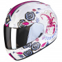 Casque Full Face Scorpion Exo 390 Chica II White Pink