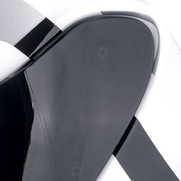 Scorpion Exo 391 Arok White Black Silver + Kit Bluetooth BT Mini