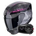 Pack Exo 391 Ava Black Pink + Kit Bluetooth 5S