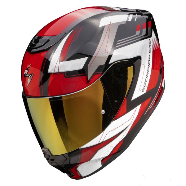 Full Face Scorpion Exo 391 Captor Black Red Full Face Scorpion Exo 391 Captor Black Red