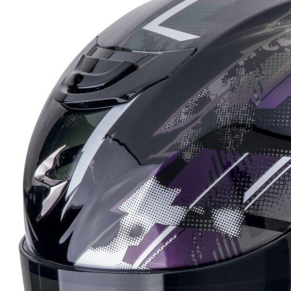 Scorpion Exo 391 Clutter Black Chameleon + Kit bluetooth 5R Lite