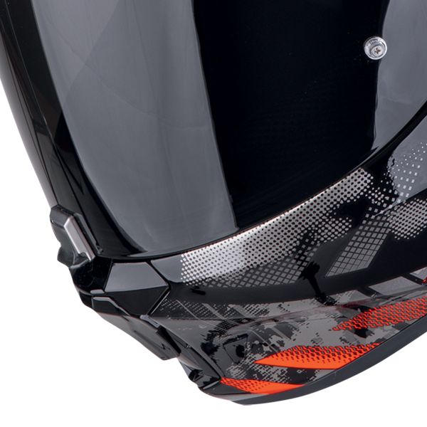 Scorpion Exo 391 Clutter Black Red + Kit Bluetooth 5S Solo