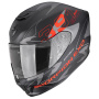Casque Full Face Scorpion Exo 391 Key Matt Black Silver Red