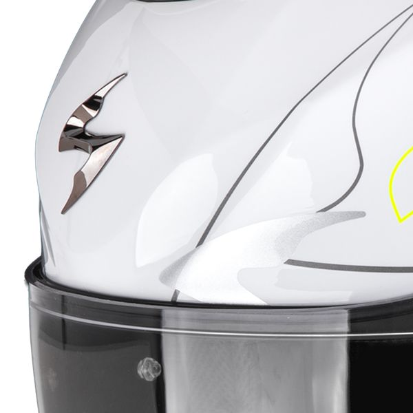 Scorpion Exo 391 Key White Silver Neon Yellow