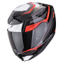 Casque Full Face Scorpion Exo 391 Leo Black Red