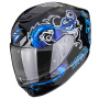 Casque Full Face Scorpion Exo 391 Mumia Black Blue