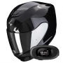 Casque Full Face Scorpion Exo 391 Solid Black + Kit bluetooth 5R Lite