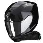 Casque Full Face Scorpion Exo 391 Solid Black + Kit bluetooth Exo-Com Link-1C