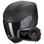 Casque Full Face Scorpion Exo 391 Solid Matt Black + Kit Bluetooth 5S