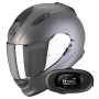 Casque Full Face Scorpion Exo 491 Anthracite Matt + Kit bluetooth 5R Lite