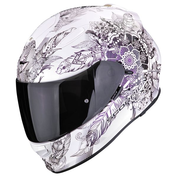 Full Face Scorpion Exo 491 Dream White Chameleon Full Face Scorpion Exo 491 Dream White Chameleon